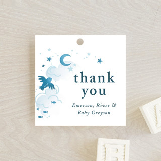 Sea Adventure Baby Shower Favor Tags