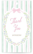 Little fleur Baby Shower Favor Tags