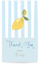 Lemon Baby Shower Favor Tags