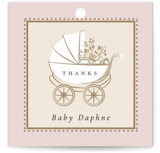 Petal & Pram Baby Shower Favor Tags