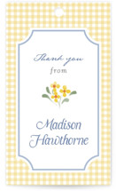 Baby Eyelet Baby Shower Favor Tags