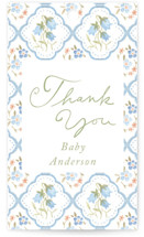 BlueFloralbaby Baby Shower Favor Tags