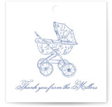 Baby pram Baby Shower Favor Tags