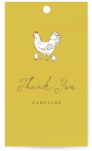 Little Chicks on the Way Baby Shower Favor Tags