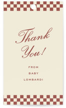 ciao, baby! Baby Shower Favor Tags