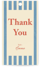 Elegant stripes Baby Shower Favor Tags