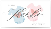Twinning Baby Shower Favor Tags
