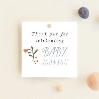Spring Duckling Baby Shower Favor Tags