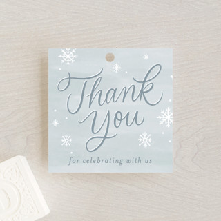 A Little Snowflake Baby Shower Favor Tags