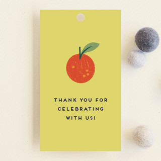 Sweet Citrus Baby Shower Favor Tags