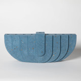 Menorah: Cobalt Terrazzo Candle Holders
