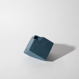 Cobalt Terrazzo Block Candlestick Holder, Cube Candle Holders