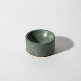 Round Incense Holder - Dark Green Terrazzo Candle Holders