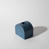 Cobalt Terrazzo Block Candlestick Holder, Arch Candle Holders