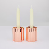 Candle Holders - Rose Gold Candle Holders
