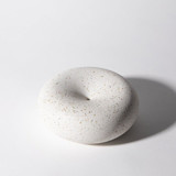 Bubble Incense Holder - White Terrazzo Candle Holders