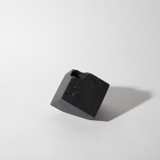 Black Terrazzo Block Candlestick Holder, Cube Candle Holders