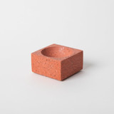 Square Incense Holder - Coral Terrazzo Candle Holders