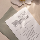 Custom Line Drawing Venue