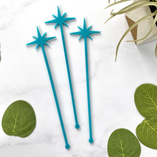 North Star Stir Sticks - Teal (Set of 25) Stir Sticks