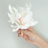 White Orchid Boutonniere Boutonnieres