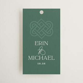 Celtic Love Knot Wedding Favor Tags