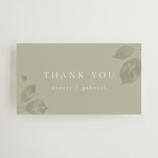 Sonnet Wedding Favor Tags