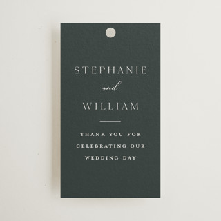 Elegant Station Wedding Favor Tags