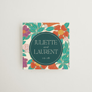 Tropical garden Wedding Favor Tags