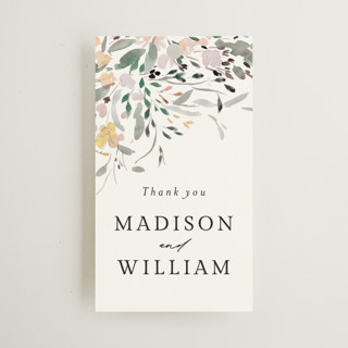 Undone Wedding Favor Tags