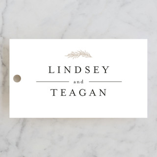 Little Wreath Wedding Favor Tags
