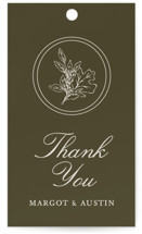 Verdant Wedding Favor Tags