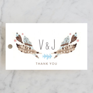 Dream Catcher Wedding Favor Tags