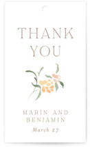 Victorian Trellis Wedding Favor Tags