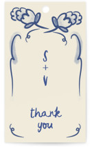 Santa Catalina Wedding Favor Tags