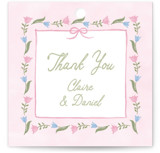 Folk Garden Wedding Favor Tags