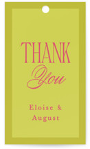 Maximalist Poppies Wedding Favor Tags