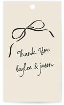 Inkwoven Wedding Favor Tags