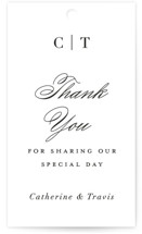Classically Elegant Wedding Favor Tags