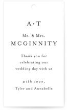 Cedar creek Wedding Favor Tags
