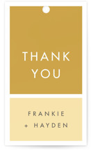 Colorfield Wedding Favor Tags