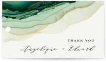 Flow Wedding Favor Tags