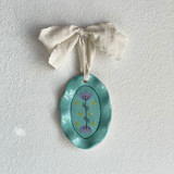 Floral Ruffle Oval Wall Hanging Wall Hanging