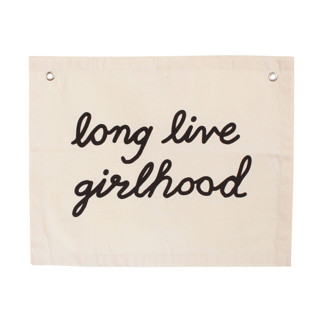 long live girlhood banner Wall Hanging