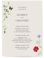 Grand Wedding Weekend Itinerary Cards