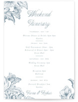 Grand Wedding Weekend Itinerary Cards