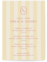 Grand Wedding Weekend Itinerary Cards