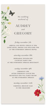 Tall Wedding Weekend Itinerary Cards