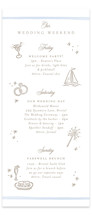 Bristol Tall Wedding Weekend Itinerary Cards