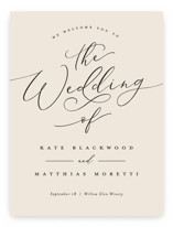 Simply Scripted Welcome Signs